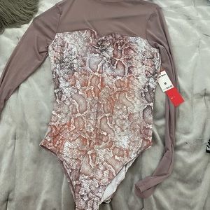 Snakeskin bodysuit